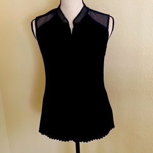 Elie Tahari Pleated blouse Black